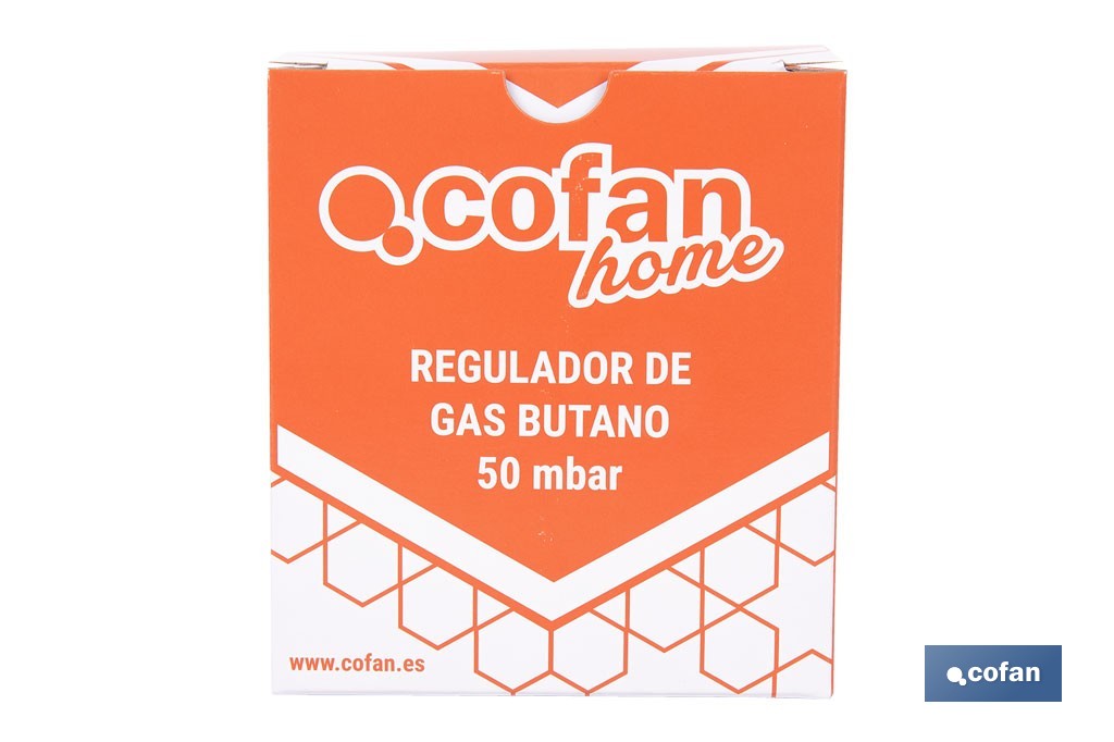 Regolatore di gas butano/propano | Per uso domestico | Regolatore per bombola di gas butano - Cofan