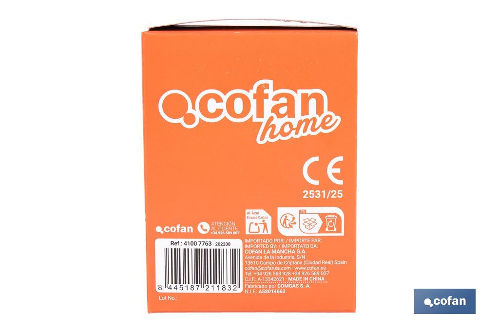 Regolatore di gas butano/propano | Per uso domestico | Regolatore per bombola di gas butano - Cofan