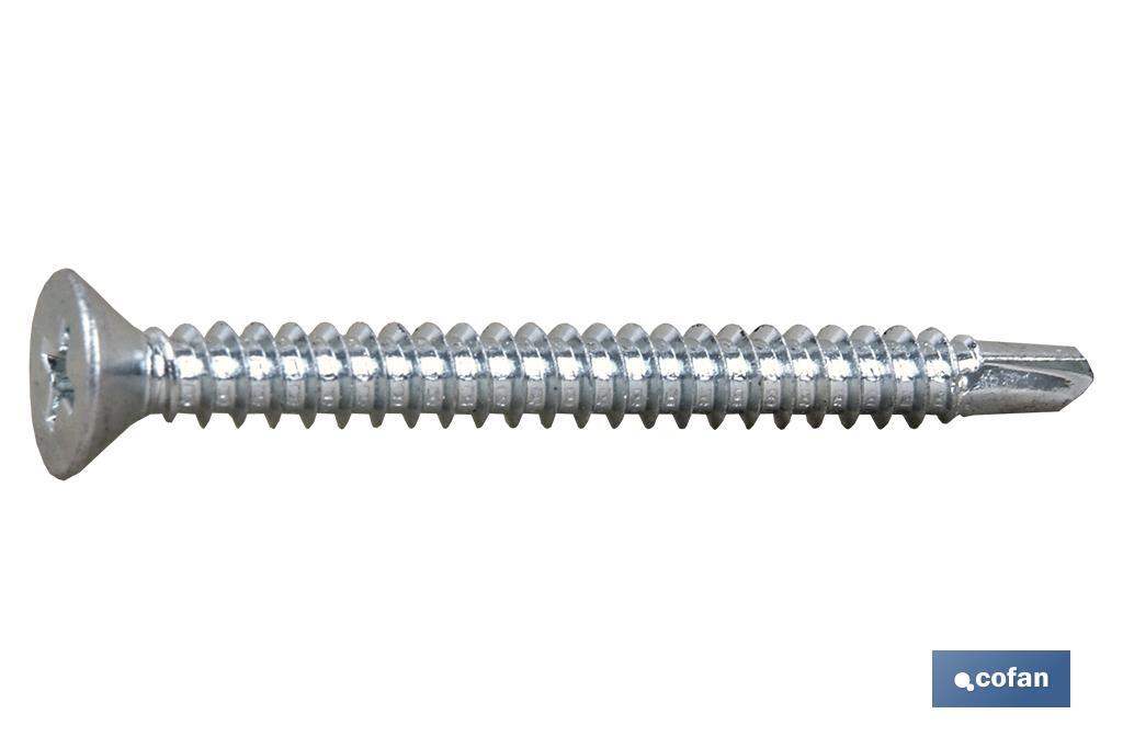 Self-drilling screw | DIN 7504P | Drill point | Material: stainless steel | Available in various sizes  - Cofan
