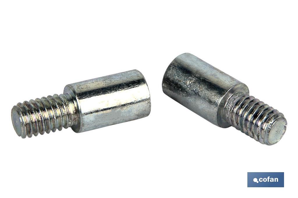 2PCS. 8MM MALE THREADED JOINT END FITTING  - Cofan