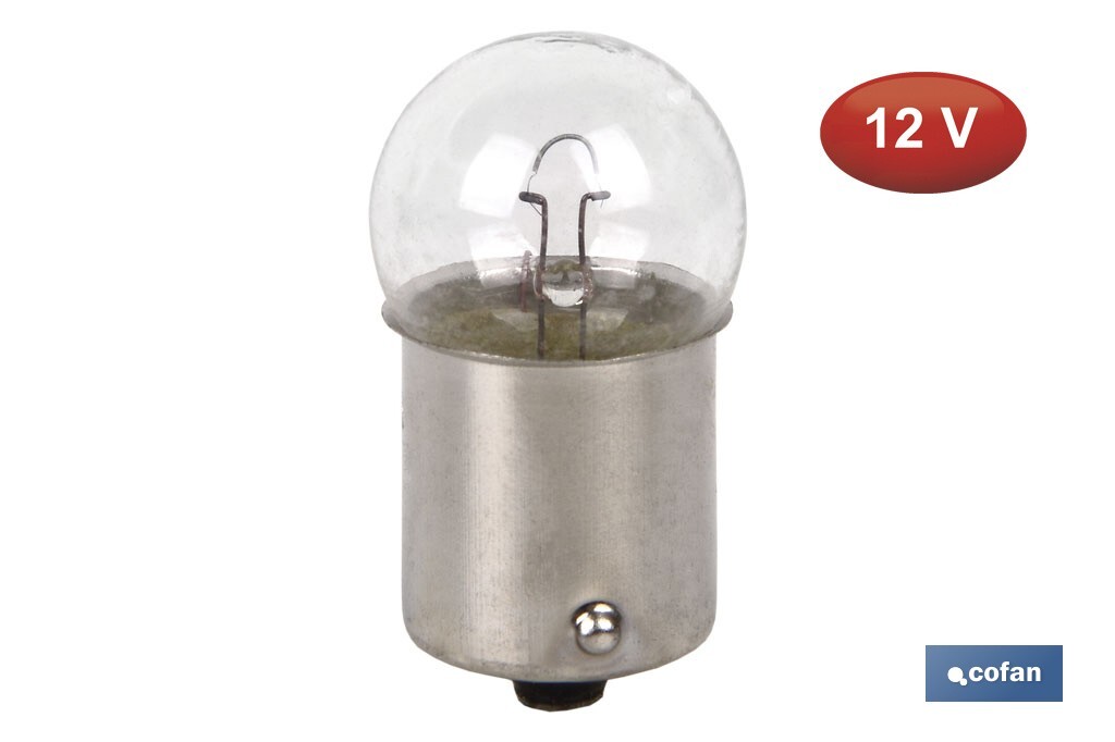 Lámpara piloto R5W (BA15s SCC) 12 V - Cofan