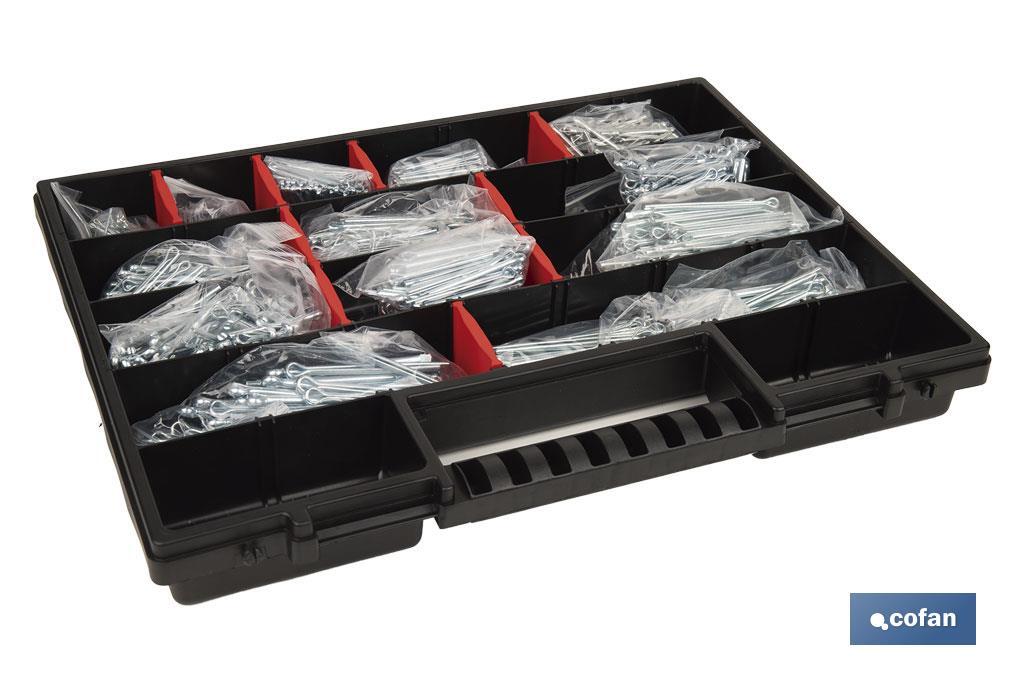 Assorted DIN-94 split pins case (Contains 1.250 units) - Cofan