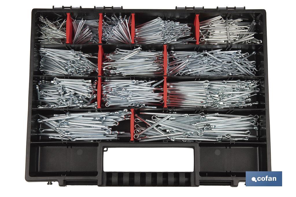 Assorted DIN-94 split pins case (Contains 1.250 units) - Cofan