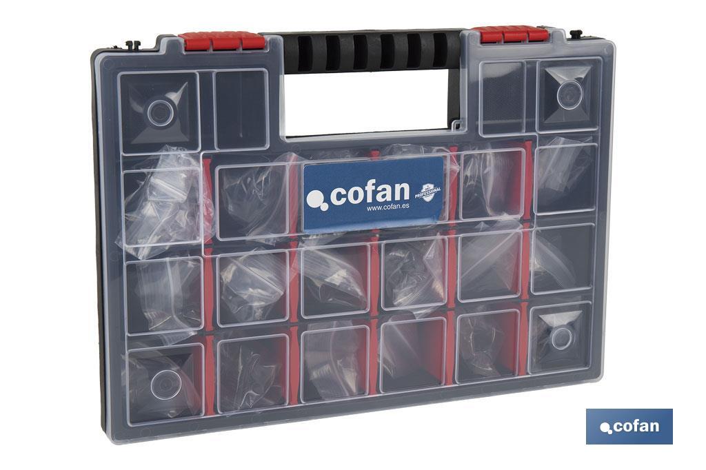 O-rings (inches) plastic box - Cofan