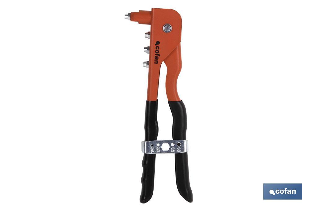 Standard rivet gun | For rivets from Ø2.4 to Ø4.8mm | Suitable for all types of rivets - Cofan