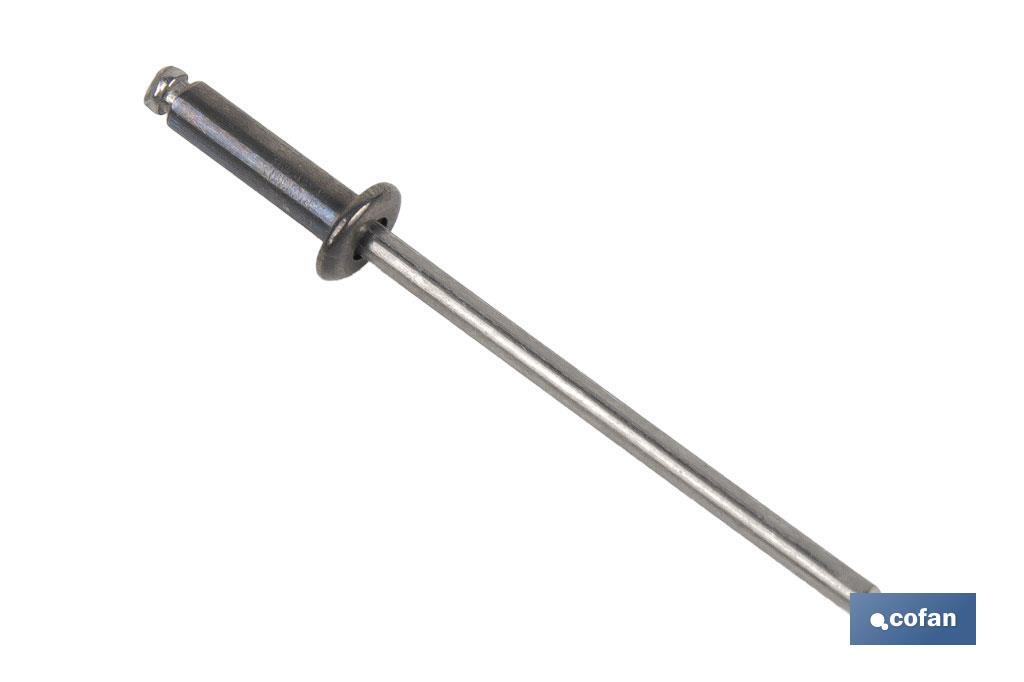 Rivets acier INOX A-2 - Cofan