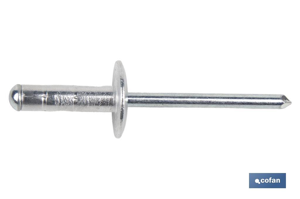 Rivets Unigrip leure grande - Cofan