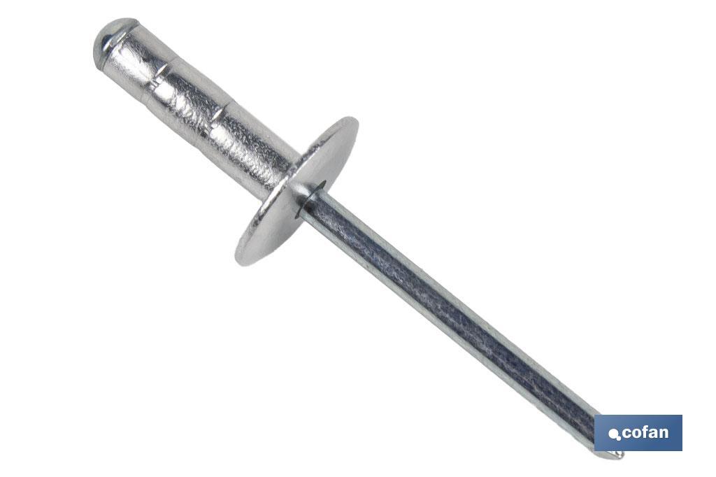Rivets Unigrip leure grande - Cofan