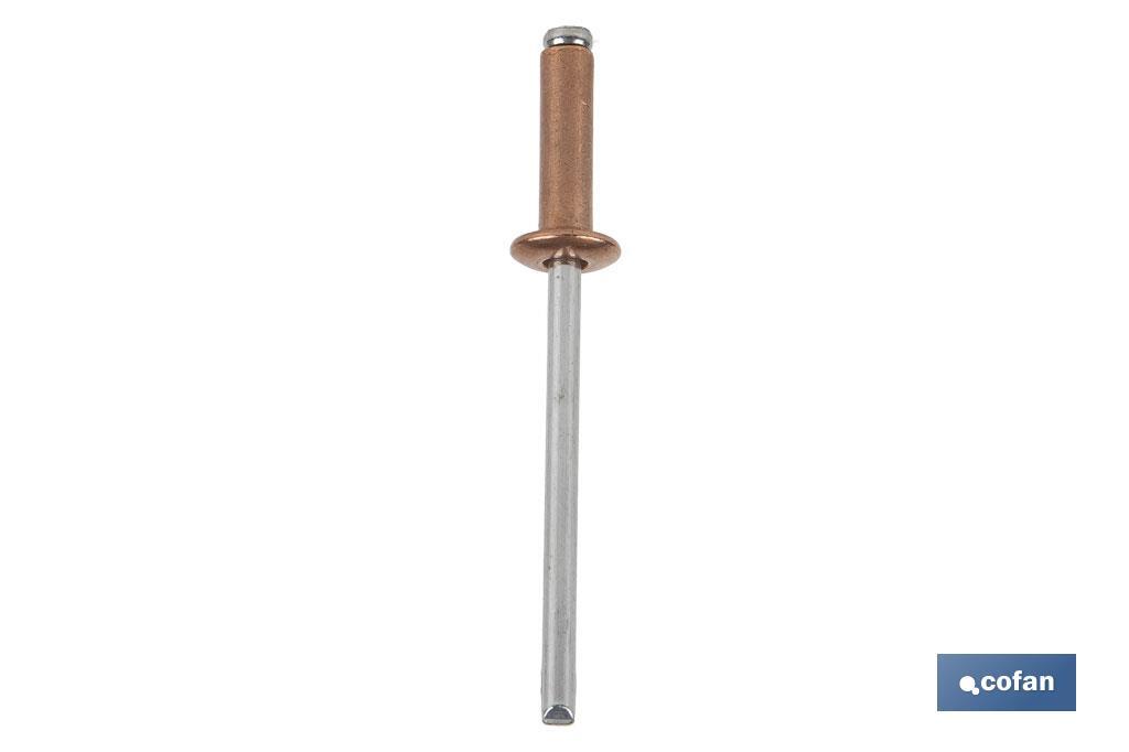 Rivets cuivre - acier - Cofan