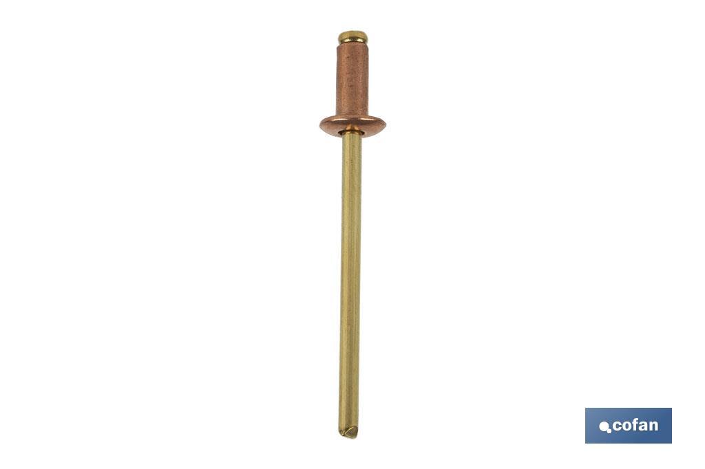 Rivets cuivre - bronze - Cofan