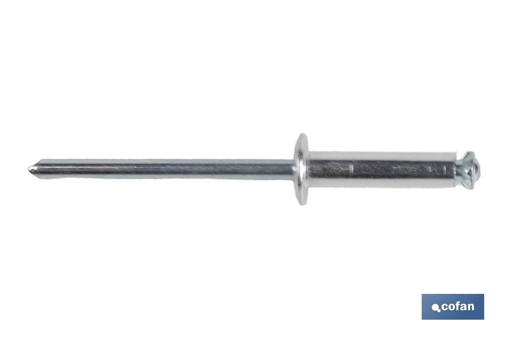Rivets alu fleur - Cofan