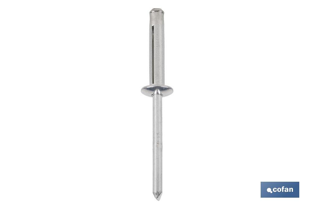 Rivets alu trefle - Cofan