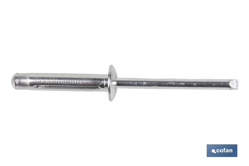 Rivets alu trefle - Cofan