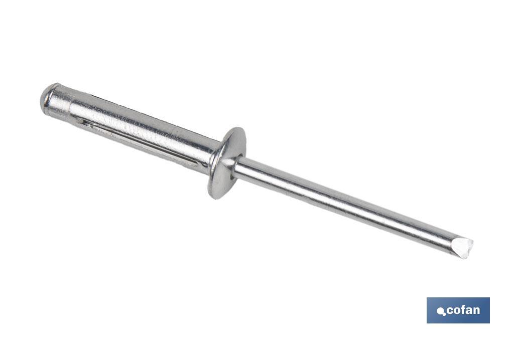 Rivets alu trefle - Cofan