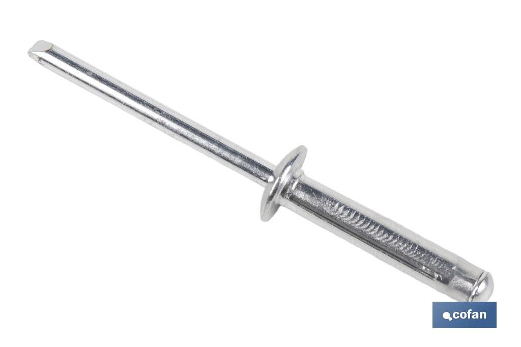 Rivets alu trefle - Cofan