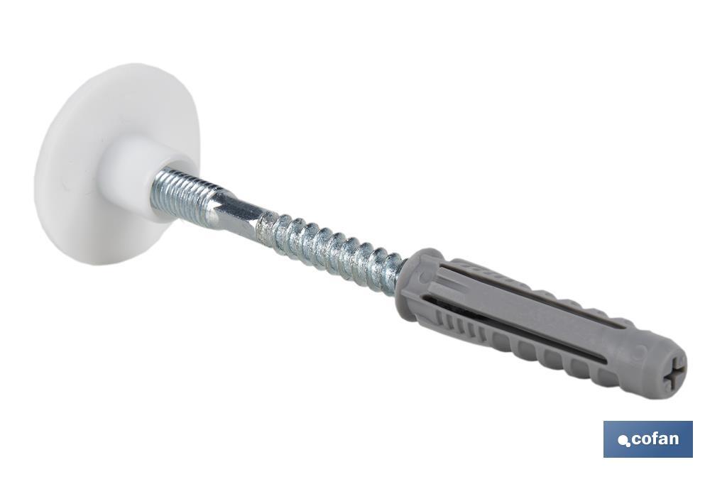 Conjunto de 2 peças de parafusos com porca de ferro | Adequados para lavatório | Disponível em dois tamanhos - Cofan
