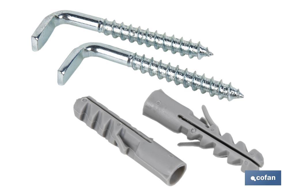Conjunto de bucha e escapula para aquecedores de água e boilers | Disponível em dois tamanhos à escolha - Cofan