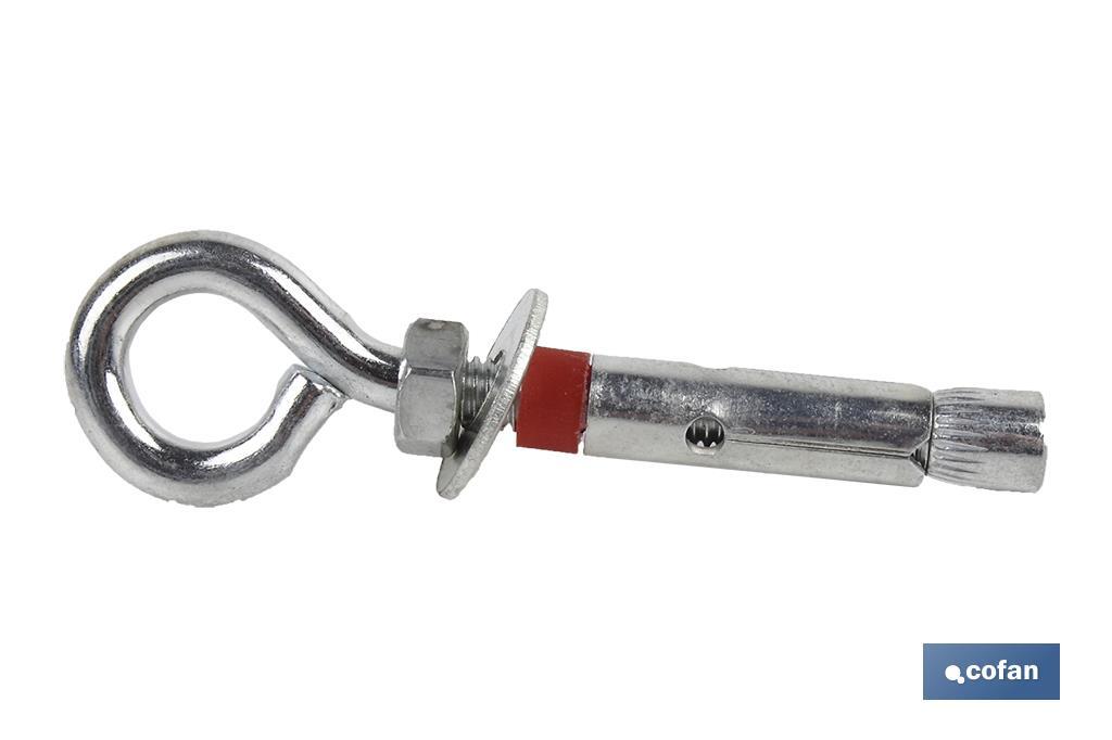 Metallic bolt with shackle - Cofan