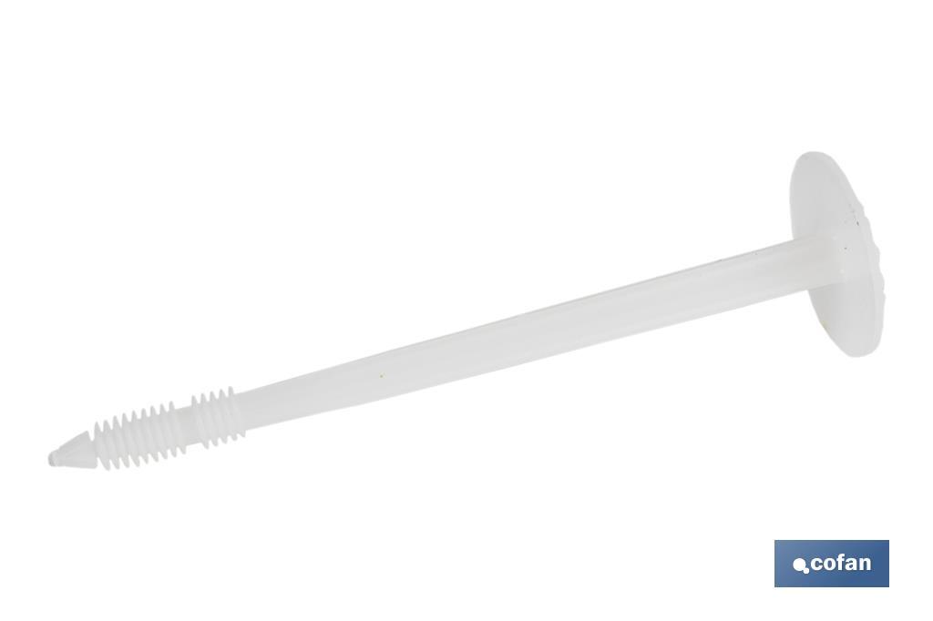 Cheville de fixation de panneaux isolants | Sans clou | Fixation rapide | Plusieurs dimensions - Cofan