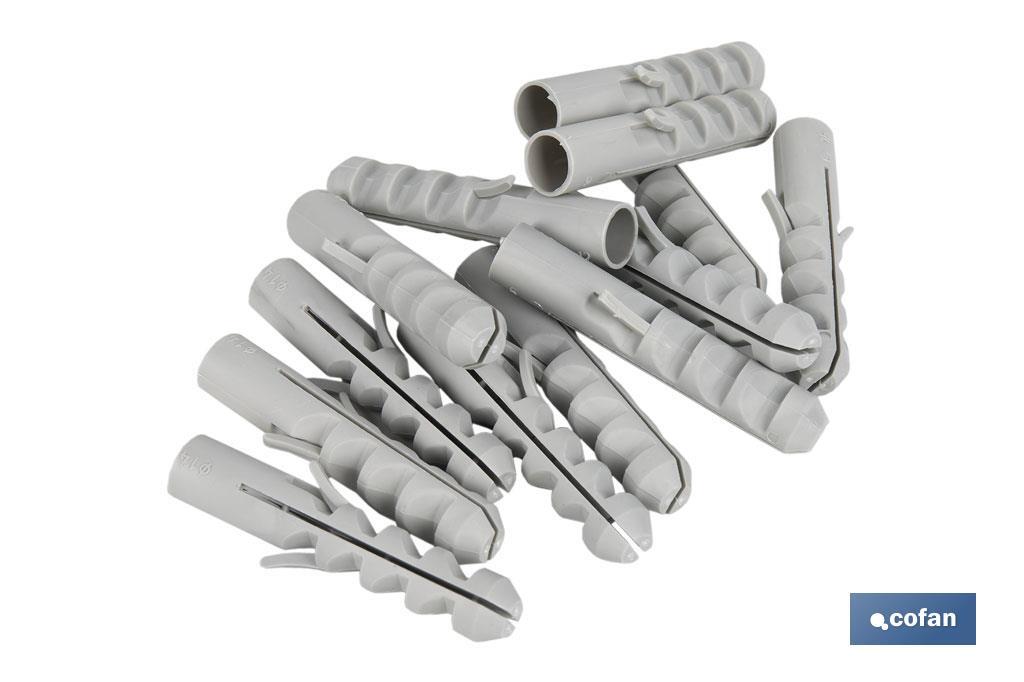 Chevilles en nylon pour échafaudages | Fixation résistante à chaque ancrage | Plusieurs dimensions - Cofan