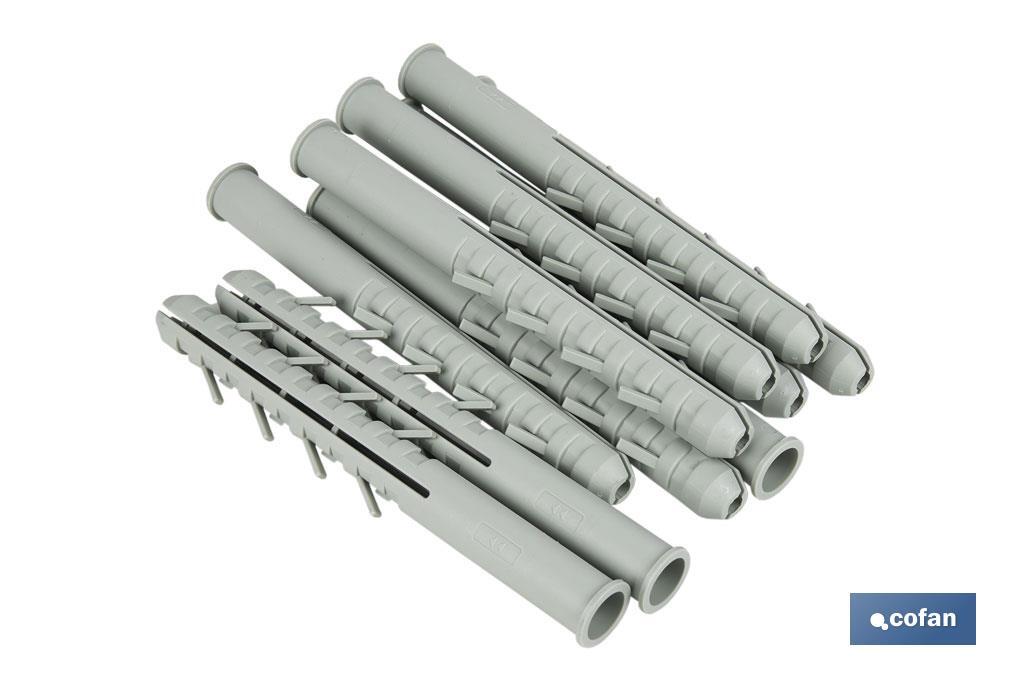 Chevilles en nylon pour échafaudages | Fixation résistante à chaque ancrage | Plusieurs dimensions - Cofan