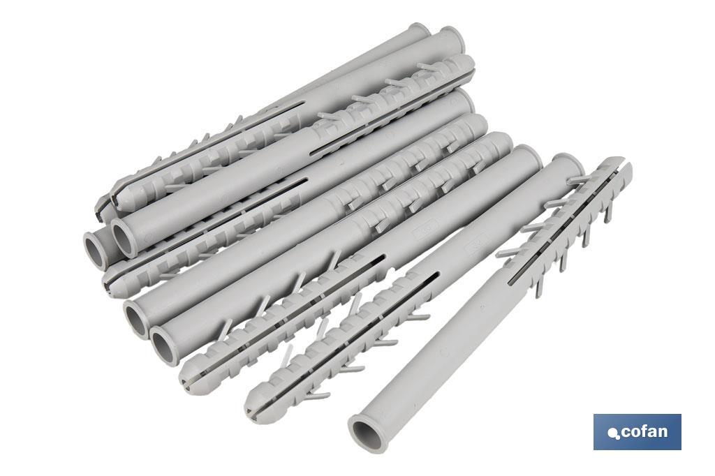 Chevilles en nylon pour échafaudages | Fixation résistante à chaque ancrage | Plusieurs dimensions - Cofan