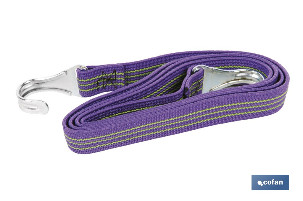 Flat elastic straps (blister) - Cofan