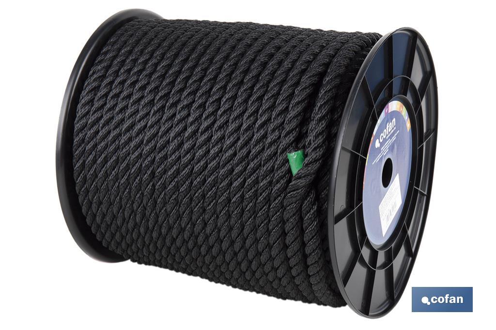 Dock Line Reel | 100% Polyester Multifilaments | Available in several colours and sizes - Cofan