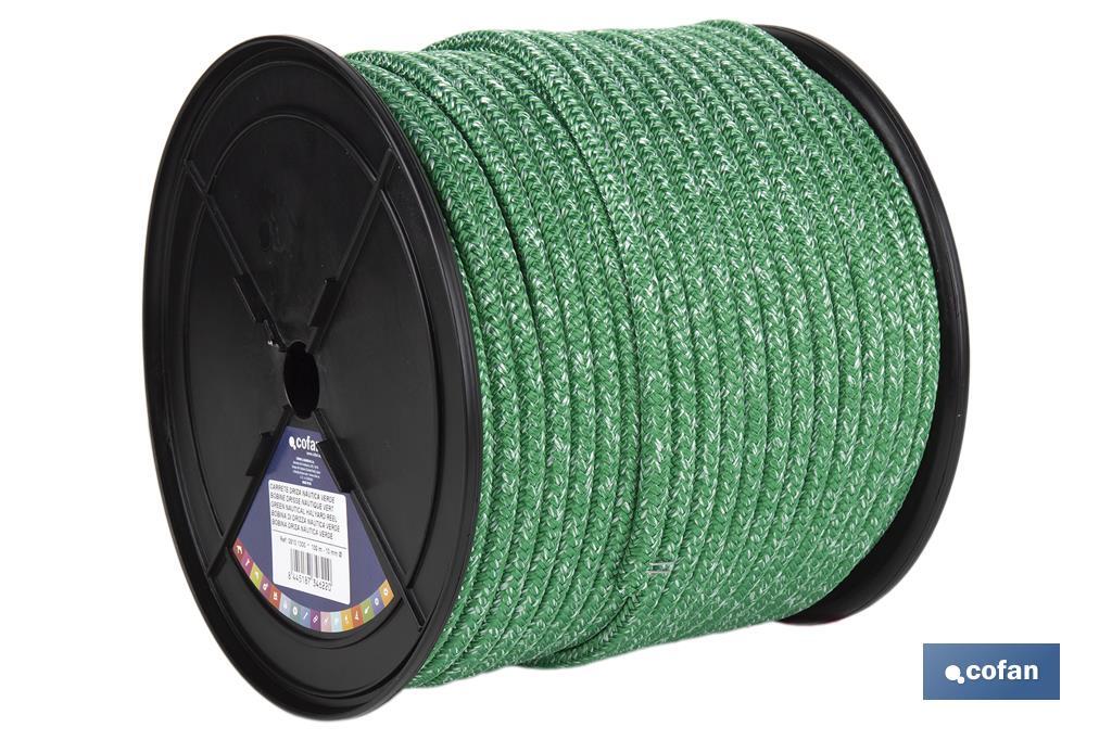 Halyard Rope Reel | Available in several colours | 100% Polyester | Different sizes - Cofan