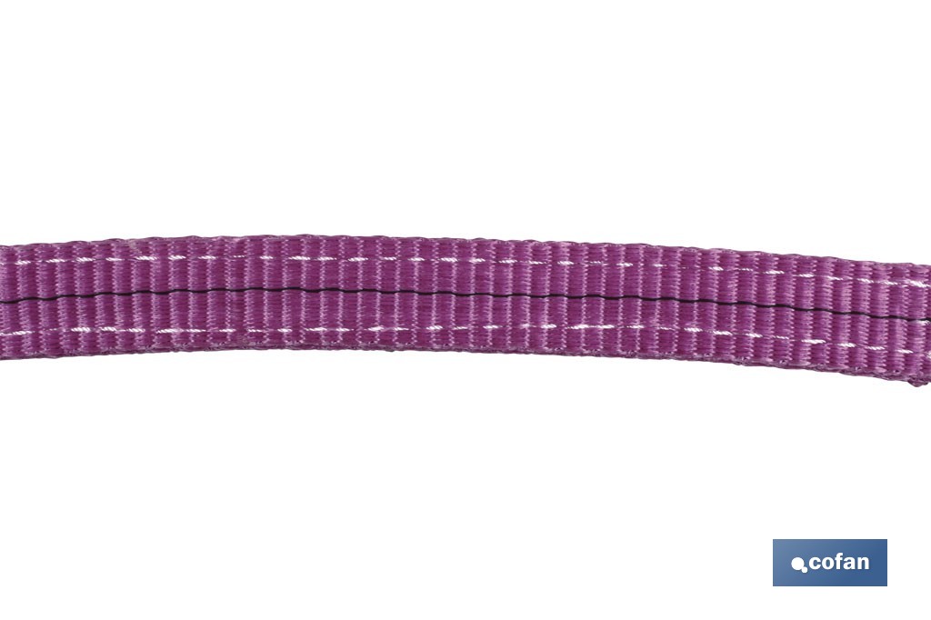 Cinghia piana con asole - Cofan