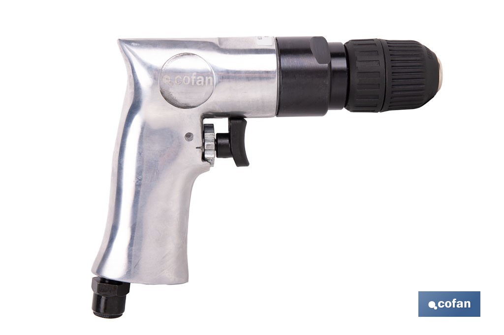 Perceuse pneumatique pour Mèches de 1-10mm | Perceuse à Percussion Pneumatique pour Mèches de 1-10mm - Cofan