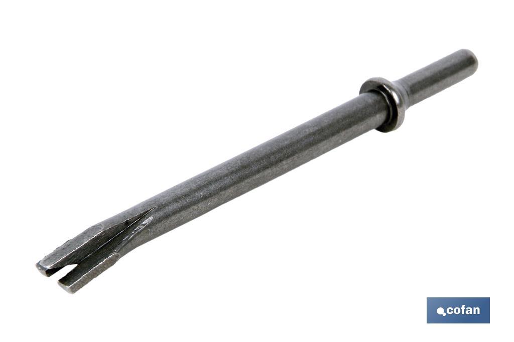 Burin séparateur de tôle pour marteau burineur pneumatique | Structure Durable - Cofan