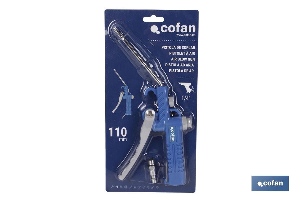 Pistolet de soufflage en plastique normal de 110 mm | Pistolet de soufflage professionnel - Cofan