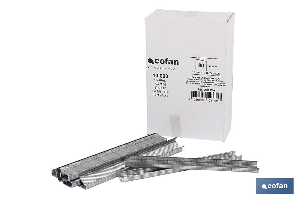 80 Series Staples - Cofan