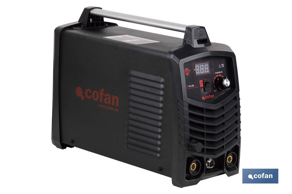 Soldador inverter eléctrico MMA 160 A/ TIG 200 A - Cofan