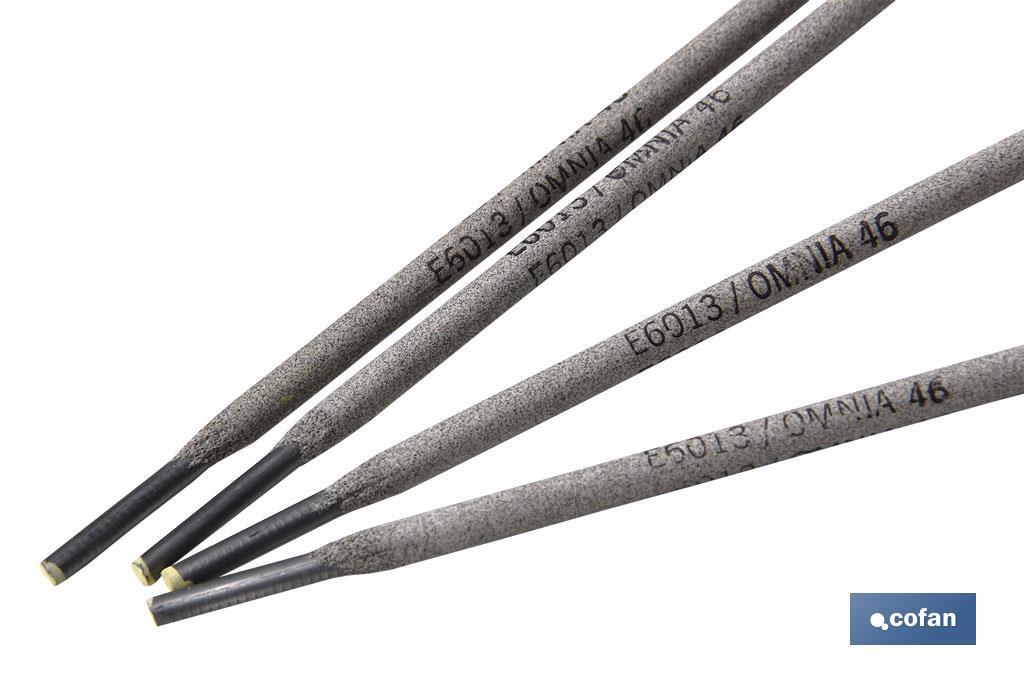 BLISTER OF E-6013 RUTILE ELECTRODES - Cofan