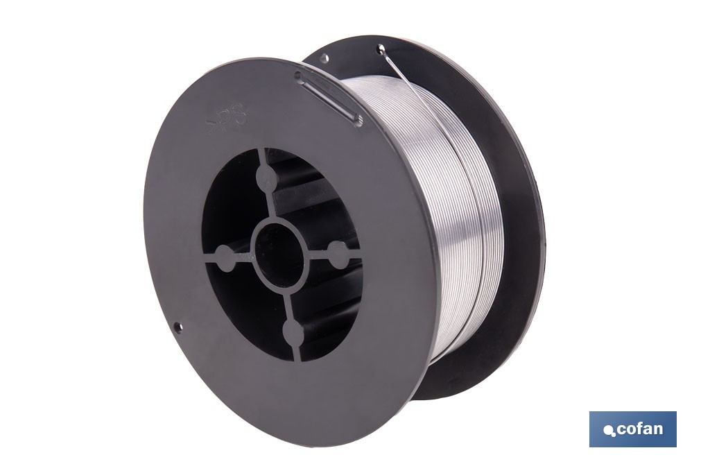 Hilo autoprotegido para soldadura MIG | Alambre de 0,9 mm en bobina d 0,45 kg - Cofan