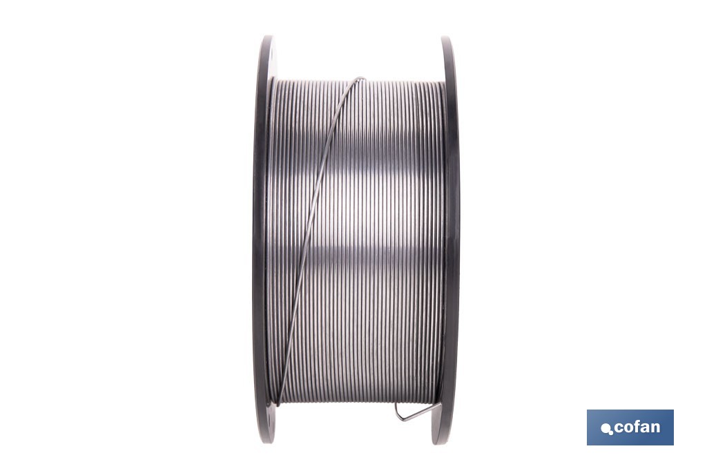 Hilo autoprotegido para soldadura MIG | Alambre de 0,9 mm en bobina d 0,45 kg - Cofan