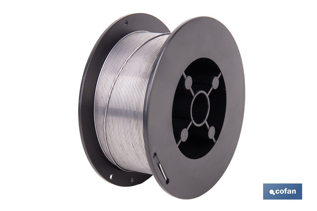 Hilo autoprotegido para soldadura MIG | Alambre de 0,9 mm en bobina d 0,45 kg - Cofan