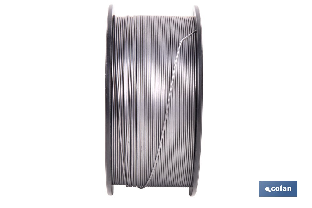 Hilo autoprotegido para soldadura MIG | Alambre de 0,9 mm compatible con soldador inverter Cofan | Disponibles en bobinas de 450 g y 1 kg - Cofan