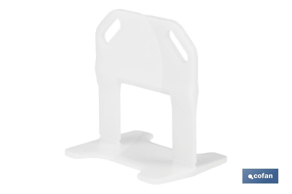 Croisillons autonivelants pour revêtements et séparations des joints | Surface parfaitement nivelée | Différentes dimensions - Cofan