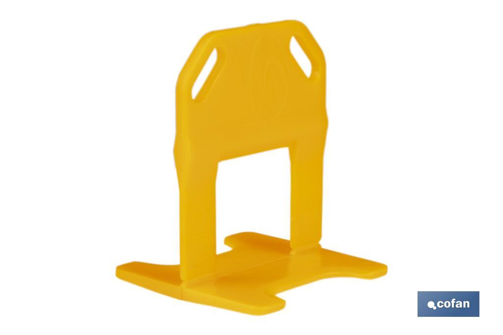 Croisillons autonivelants pour revêtements et séparations des joints | Surface parfaitement nivelée | Différentes dimensions - Cofan