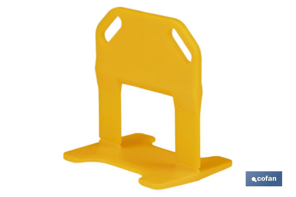Croisillons autonivelants pour revêtements et séparations des joints | Surface parfaitement nivelée | Différentes dimensions - Cofan