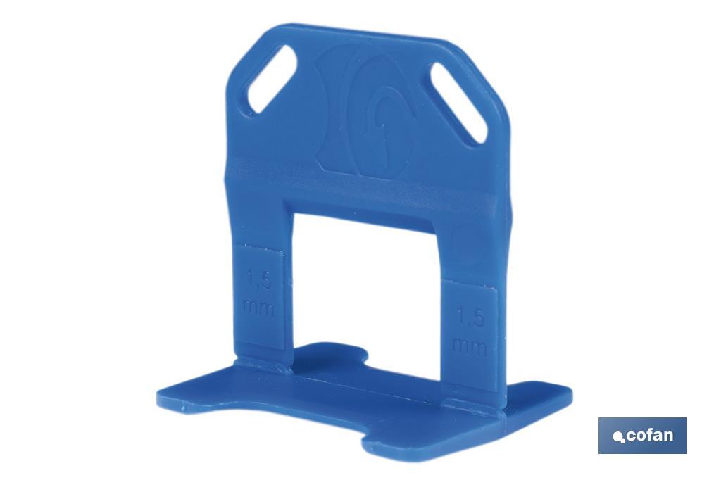 Croisillons autonivelants pour revêtements et séparations des joints | Surface parfaitement nivelée | Différentes dimensions - Cofan