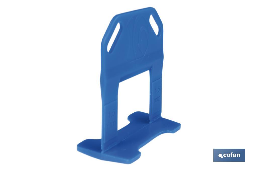 Croisillons autonivelants pour revêtements et séparations des joints | Surface parfaitement nivelée | Différentes dimensions - Cofan