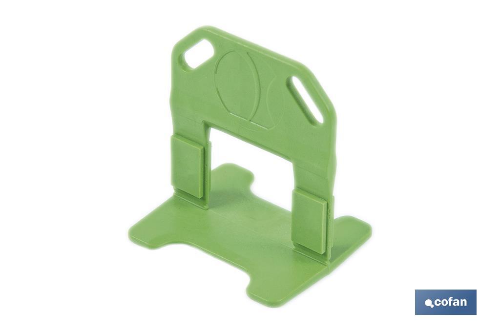 Croisillons autonivelants pour revêtements et séparations des joints | Surface parfaitement nivelée | Différentes dimensions - Cofan