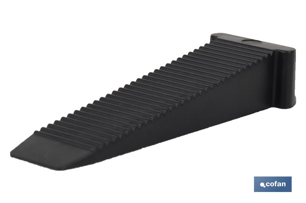 Cales de nivellement réutilisables pour obtenir une surface parfaitement nivelée | Dimensions : 80 x 17 x 14 mm - Cofan