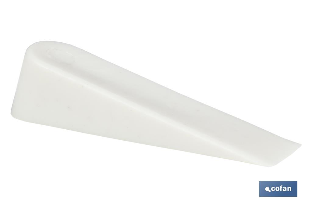 Cales pour les carrelages professionnels | Pack de 250 unités en couleur blanche | Dimension : 5 mm - Cofan