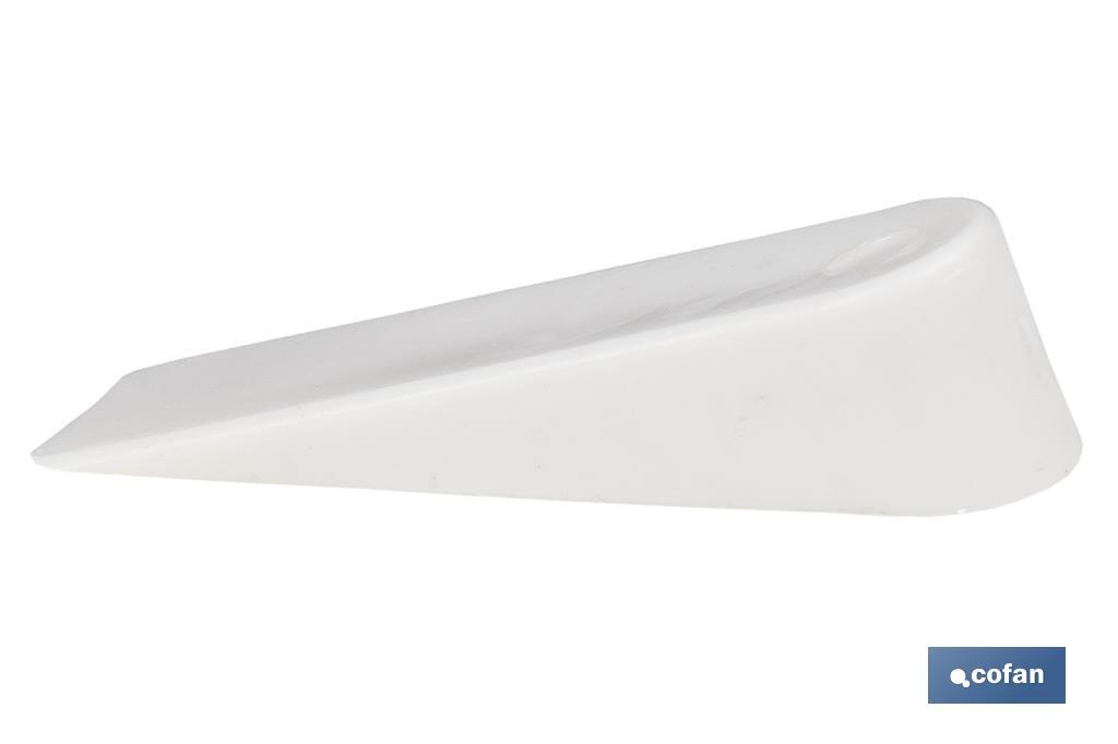 Cales pour les carrelages professionnels | Pack de 250 unités en couleur blanche | Dimension : 5 mm - Cofan