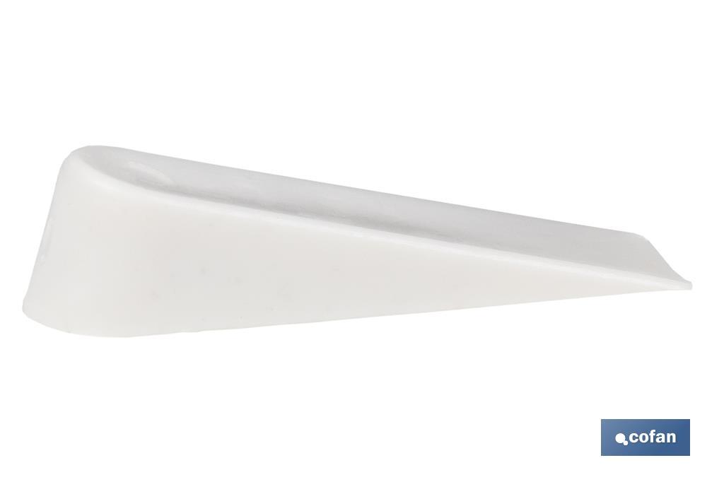 Cales pour les carrelages professionnels | Pack de 250 unités en couleur blanche | Dimension : 5 mm - Cofan